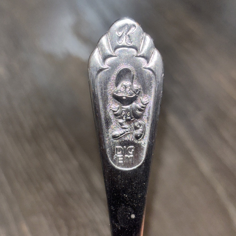 Vintage 1983 Kellogg's Cereal Advertising Spoon Stainless Japan Dig Em Frog
